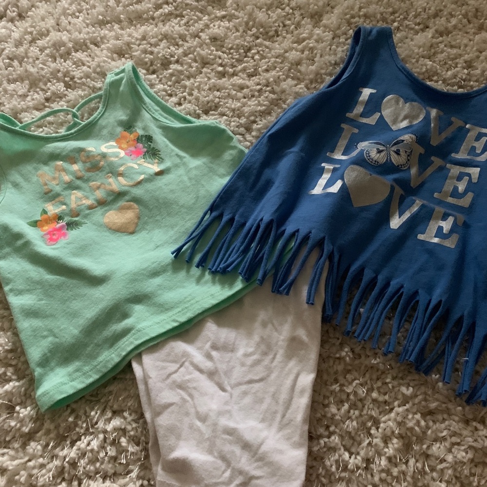 2T girls three piece outfit